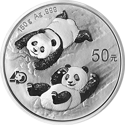 2022版熊貓貴金屬紀(jì)念幣150克圓形銀質(zhì)紀(jì)念幣