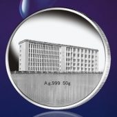 2015年5月定做　長(zhǎng)江大學(xué)文理學(xué)院純銀紀(jì)念章、紀(jì)念銀幣　