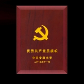 2015年10月定制　安康市委優(yōu)秀共產(chǎn)黨員獎(jiǎng)?wù)?獎(jiǎng)?wù)?榮譽(yù)證書定制