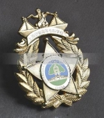 上海公安高等?？茖W(xué)校金質(zhì)徽標(biāo),金銀貴金屬制品
