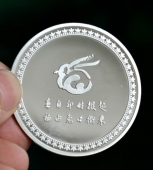 武漢華源電力集團(tuán)功勛員工純銀獎?wù)?純銀勛章,純銀徽章