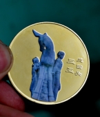中國(guó)海軍三亞艦定做金幣,定制金幣,制作金幣,金幣廠家