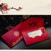2015年20克銀鈔羊年賀歲紅包利是封春節(jié)壓歲錢(qián)