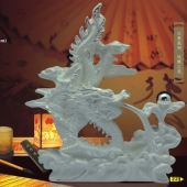 神龍戲水純銀制品生產(chǎn)廠家、純銀禮品定購